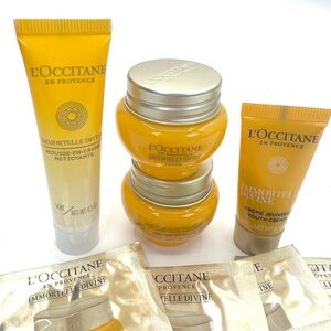 L’OCCITANE Immortelle Divine Skincare Set Travel & Sample  Sized
